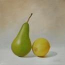 Lemon and Pear Touching