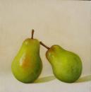 Two Pears Touching